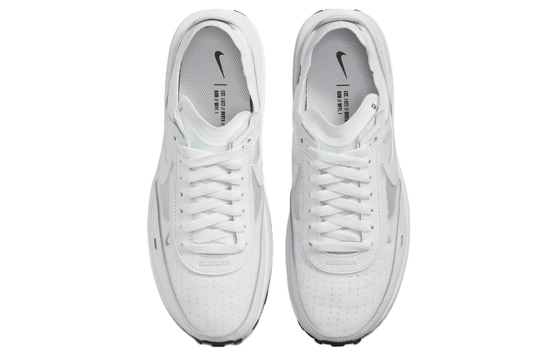 Кроссовки Nike Waffle One White - изображение 4