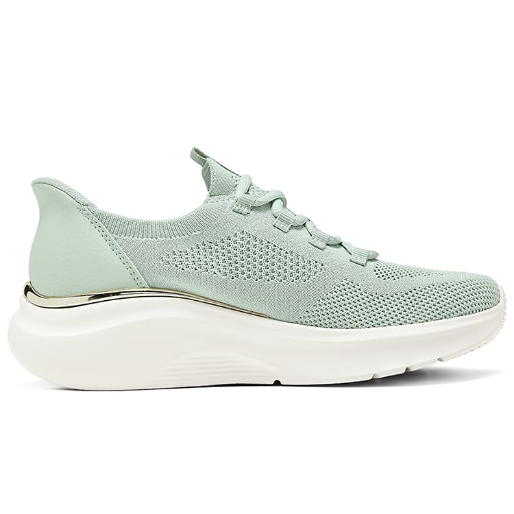 Кроссовки Skechers BOBS Sport Вспышка STEP Обувь Низкий Верх Повседневная Обувь Женская Мятно-Зеленая - изображение 2