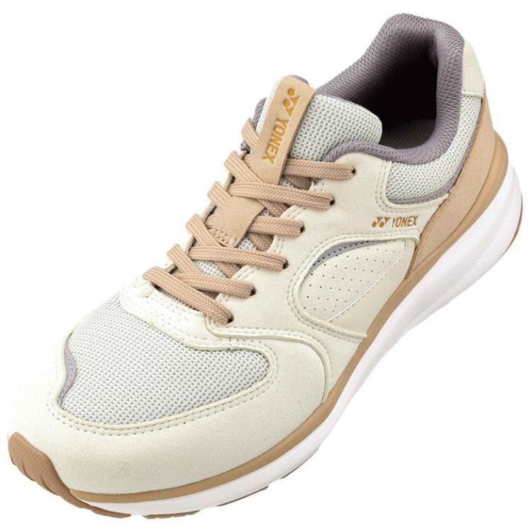 Кроссовки YONEX POWER CUSHION+ Амортизация Противоскользящая Устойчивая к истиранию Низкий Топ Повседневная Обувь Унисекс Бежевый - изображение 3