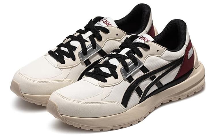 Кроссовки Asics Tarther Sc 2,0 Текстиль Синтетическая кожа Низкий верх Повседневная обувь Унисекс Белый Черный - изображение 2