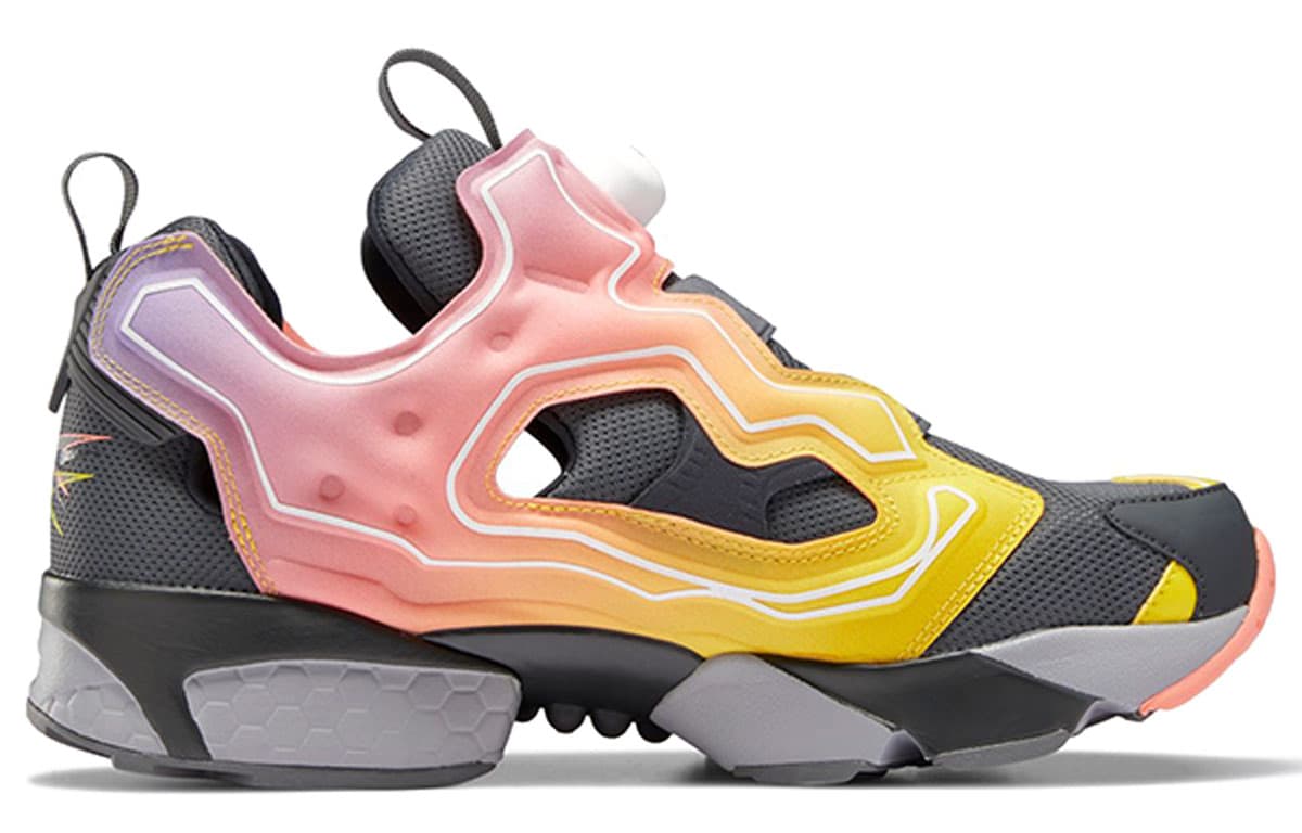 Кроссовки Reebok Instapump Fury OG Grey Orange - изображение 2