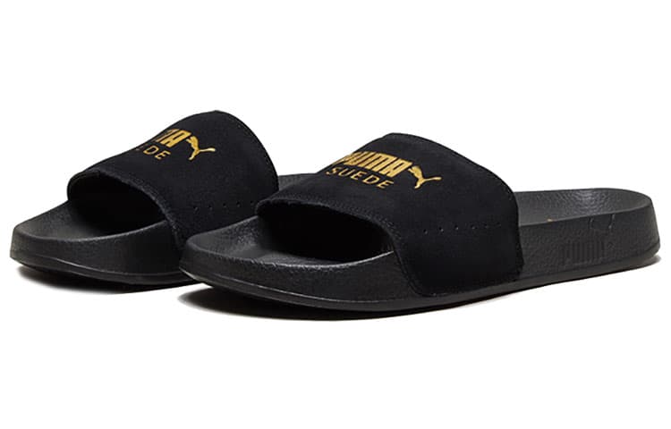 Сандалии PUMA Leadcat Suede Black Gold - изображение 3