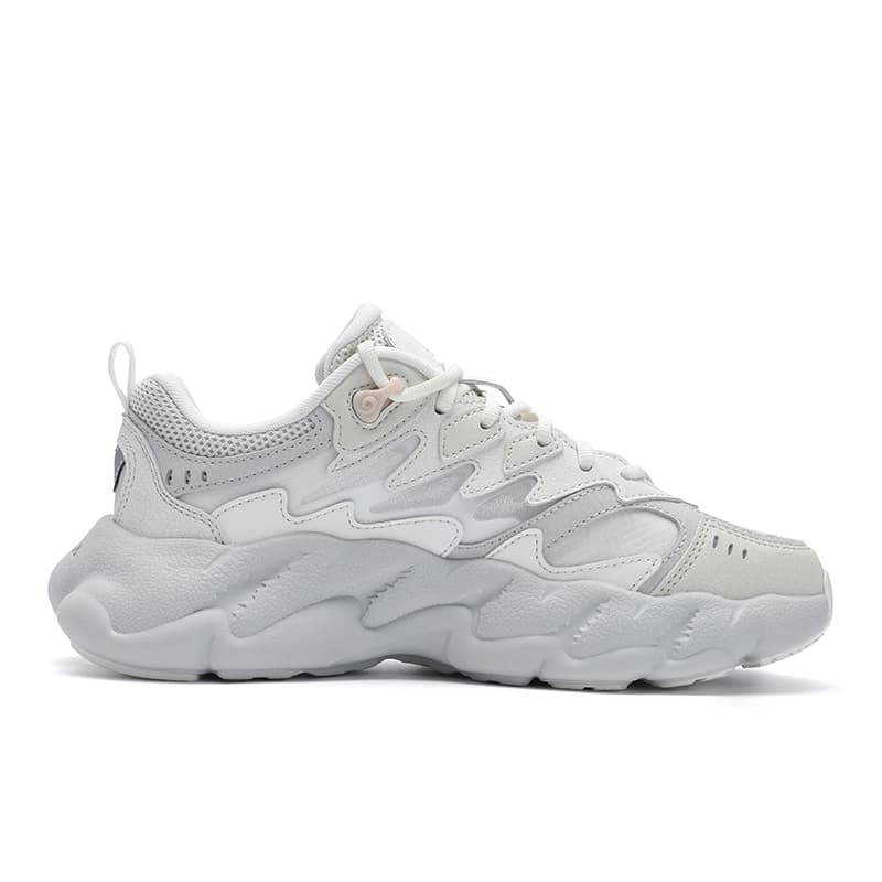 Кроссовки FILA FERN 2 Fern Sneakers 2 Дышащий Low Топ Повседневная обувь Women's White Серый - изображение 2