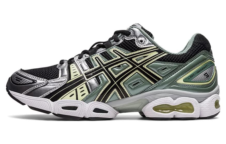 Кроссовки Asics GEL-Nimbus 9 Black Green - изображение 1