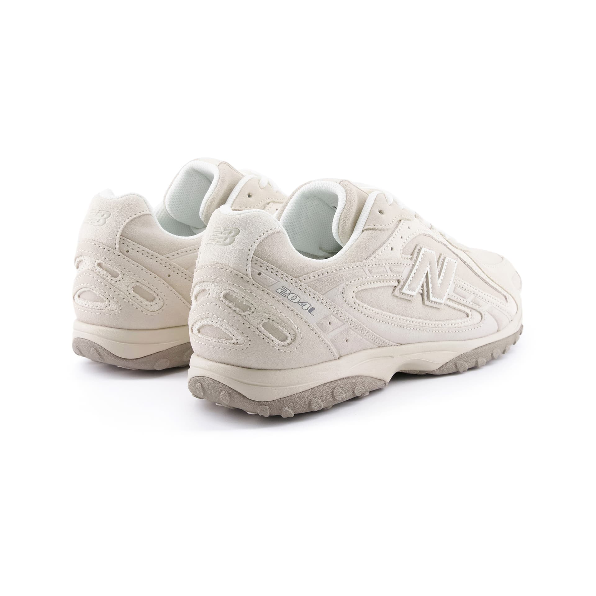 Кроссовки New Balance 204L Устойчивый к истиранию Низкий Топ Повседневная Обувь Унисекс Бежевый Серый - изображение 7