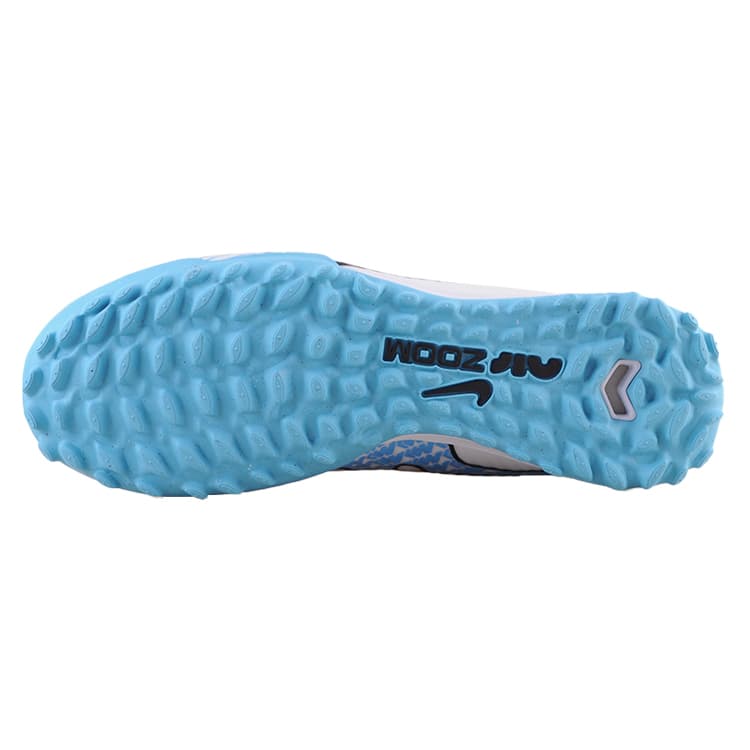 Кроссовки для футбола Nike Air Zoom Vapor 15 Academy TF White Blue - изображение 5