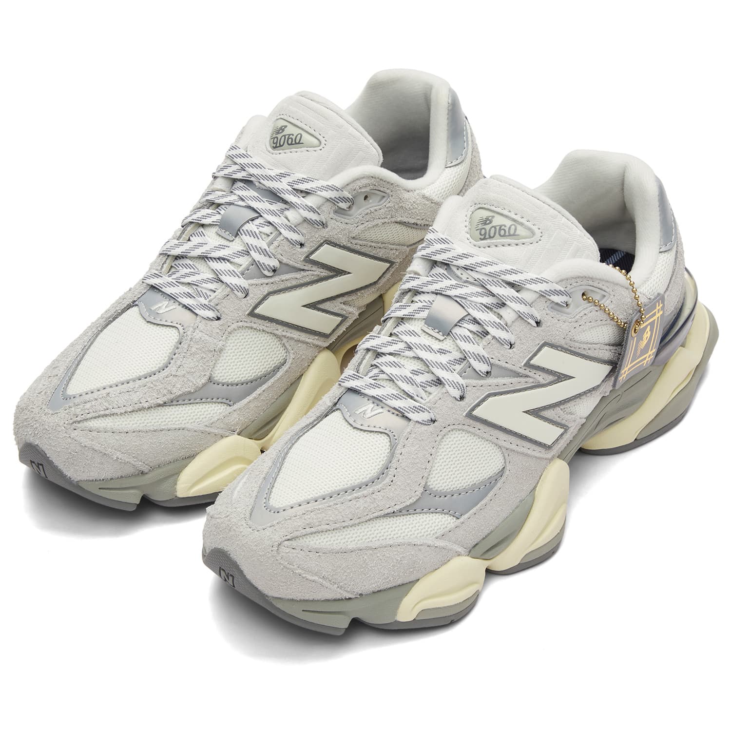 Кроссовки New Balance NB 9060 Устойчивая к истиранию Низкая Повседневная Обувь Унисекс Серый - изображение 4