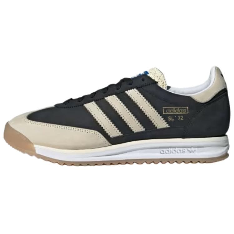 Кроссовки Adidas Originals SL 72 RS Кожа Low Топ Повседневная обувь Унисекс Черный - изображение 1