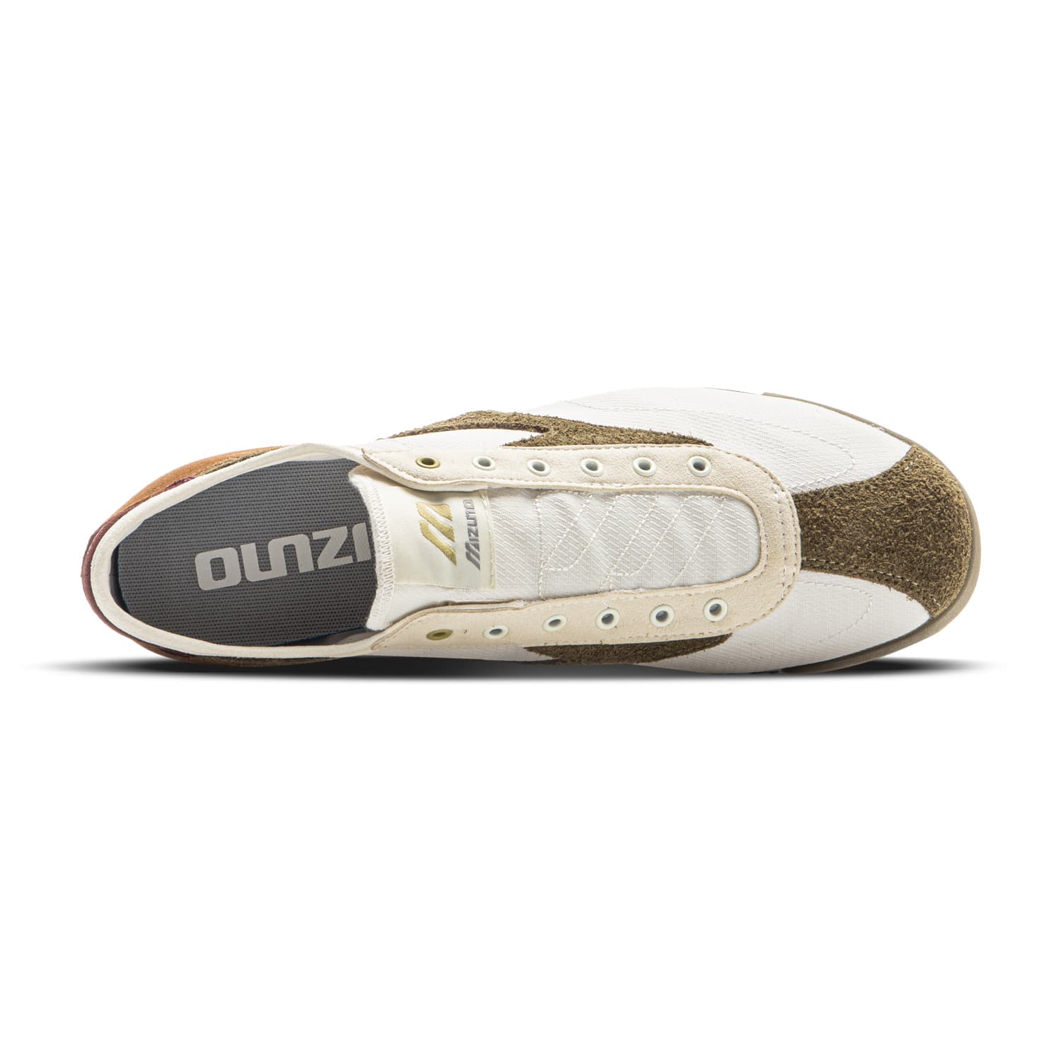 Кроссовки Mizuno LG 60S Низкий Топ Повседневная Обувь Унисекс Экрю - изображение 4