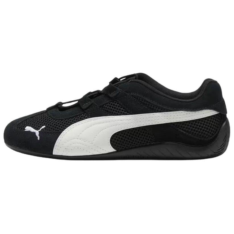 Кроссовки PUMA Speedcat Go Износостойкий Дышащий Низкий Верх Повседневная Обувь Женская Черная - изображение 1