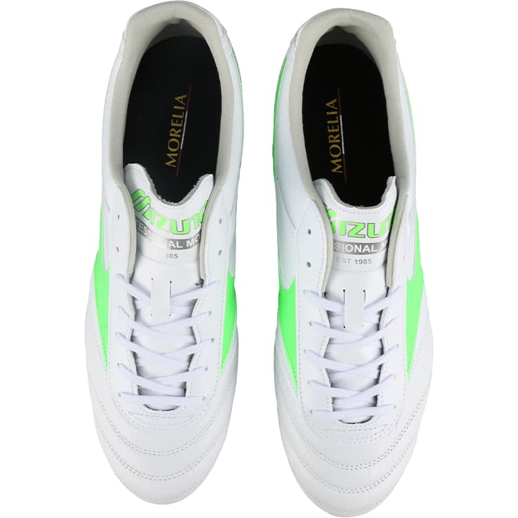 Кроссовки для футбола Mizuno MORELIA 2 Футбольные бутсы Унисекс Серый Белый - изображение 4