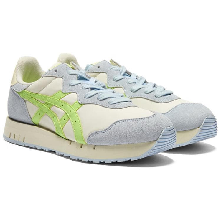 Кроссовки Onitsuka Tiger X Caliber противоскользящая устойчивая к истиранию низкий верх повседневная обувь унисекс бежевый синий - изображение 2