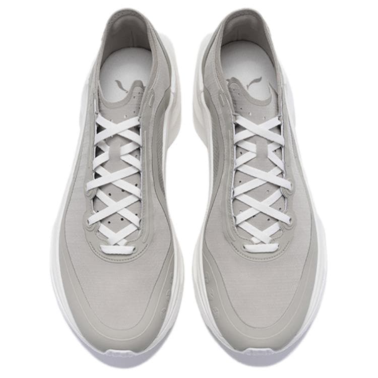 Кроссовки LI NING 1990 ТПУ (TPU) Амортизация Противоскользящий Низкий Топ Повседневная Обувь Мужская Серый Кварц - изображение 3