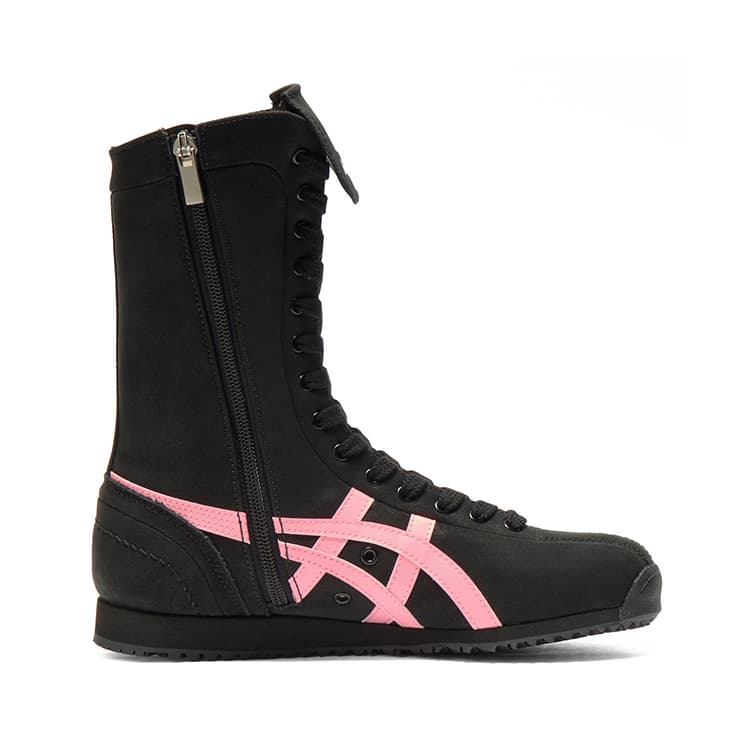 Кроссовки Onitsuka Tiger MEXICO 66 Высокие повседневные кроссовки унисекс черные розовые - изображение 2