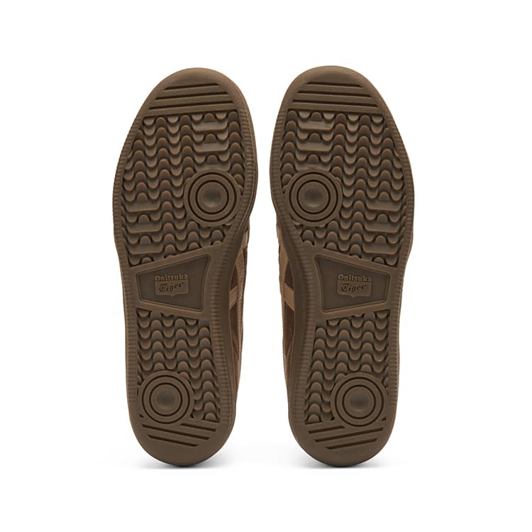 Кроссовки Onitsuka Tiger Tokuten Текстиль Спилок коровьей кожи Низкий топ Повседневная обувь Унисекс Темно-коричневый - изображение 8