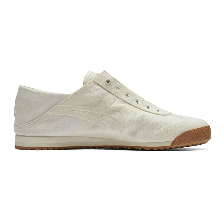 Кроссовки Onitsuka Tiger MEXICO 66 SD PARATY Комфортная Низкая Повседневная Обувь Унисекс Бежевая - изображение 2
