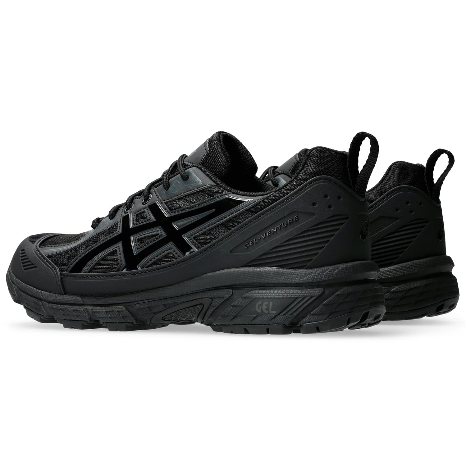 Кроссовки Asics Гель VENTURE 6 Устойчивый к истиранию Низкий Топ Повседневная Обувь Унисекс Черный - изображение 4