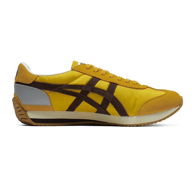 Кроссовки Onitsuka Tiger CALIFORNIA 78 VIN Ткань Низкий Верх Повседневная Обувь Унисекс Желтый Коричневый - изображение 2