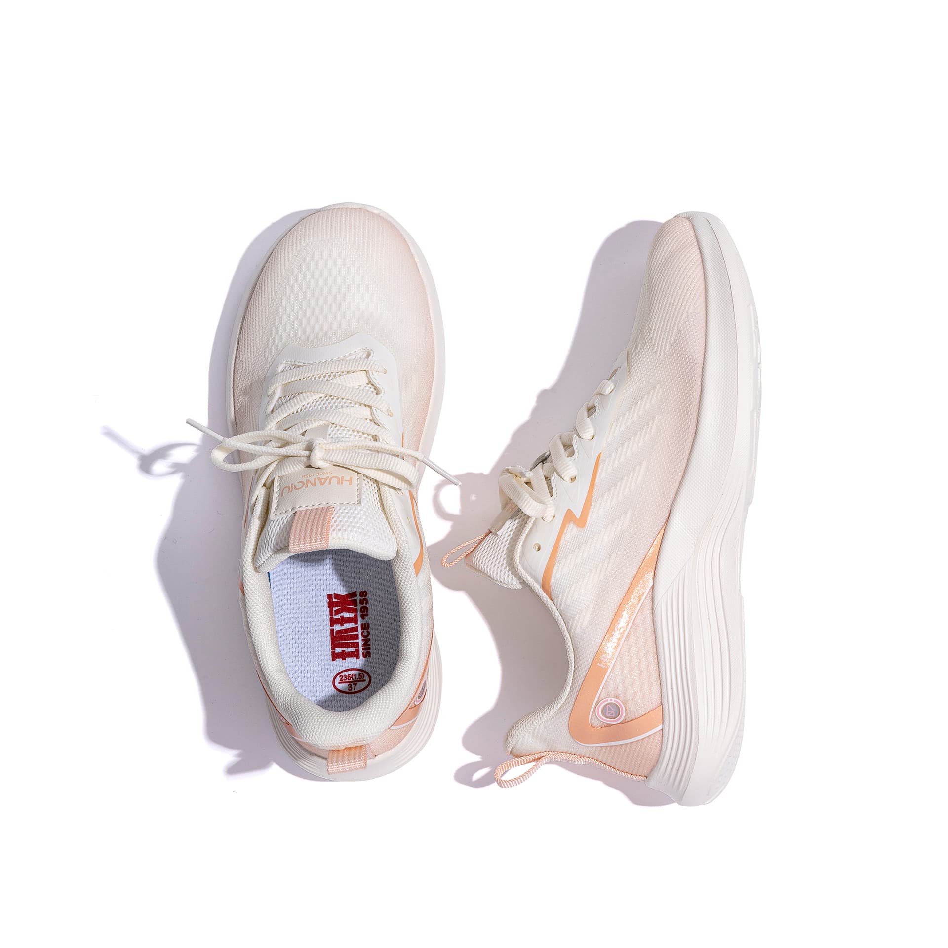Кроссовки HUANQIU Low Топ Повседневная обувь Women's White Зелёный - изображение 21