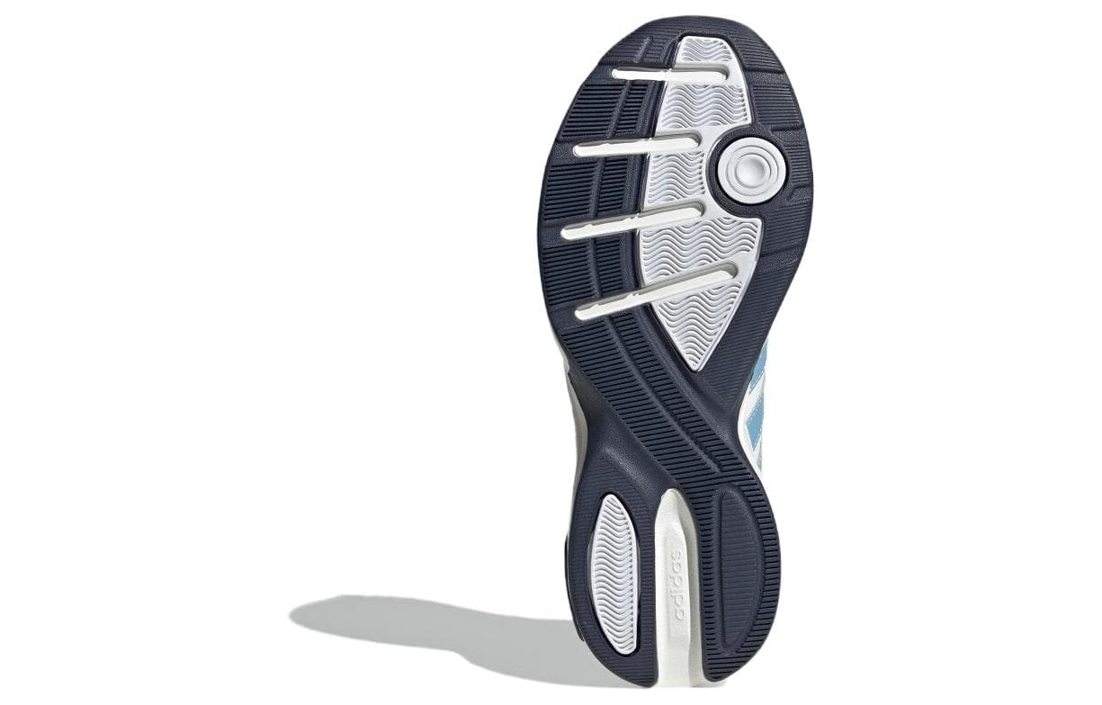 Кроссовки Adidas Neo Strutter противоскользящая устойчивая к истиранию низкий верх повседневная обувь унисекс белый и синий - изображение 4