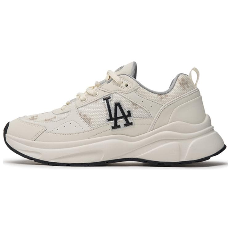 Кроссовки для бега mlb Fast Ball Classic Monogram Винтажная модель Лоу-топы Беговые кроссовки Унисекс Молочный белый - изображение 1
