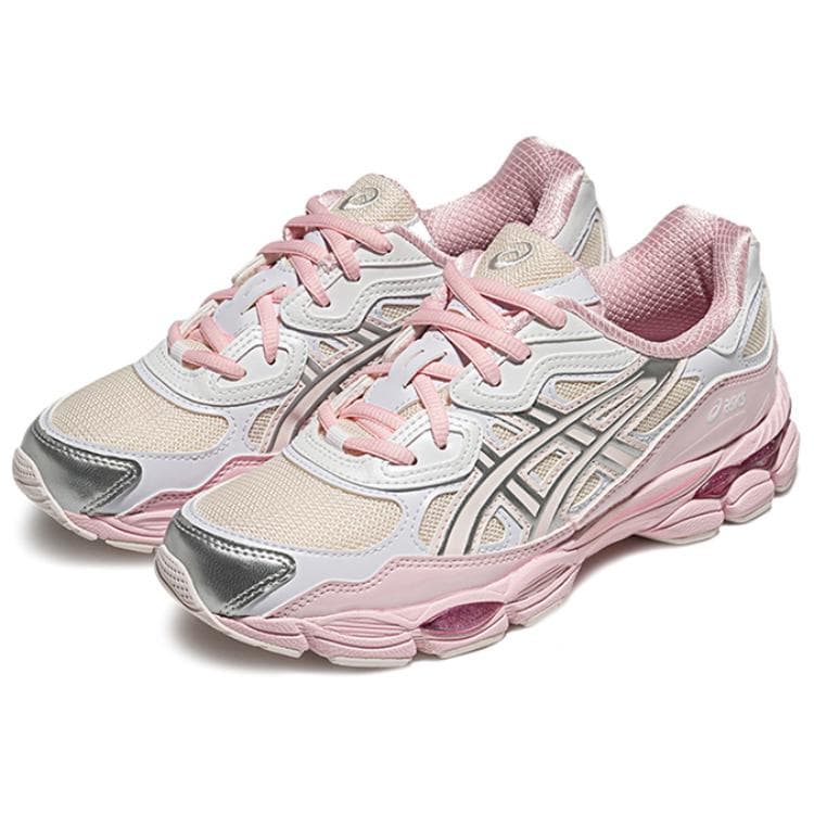 Кроссовки KICKI YANG ZHANG x Asics Гель NYC Low Топ Повседневная обувь Унисекс Серебристо-розовый - изображение 2