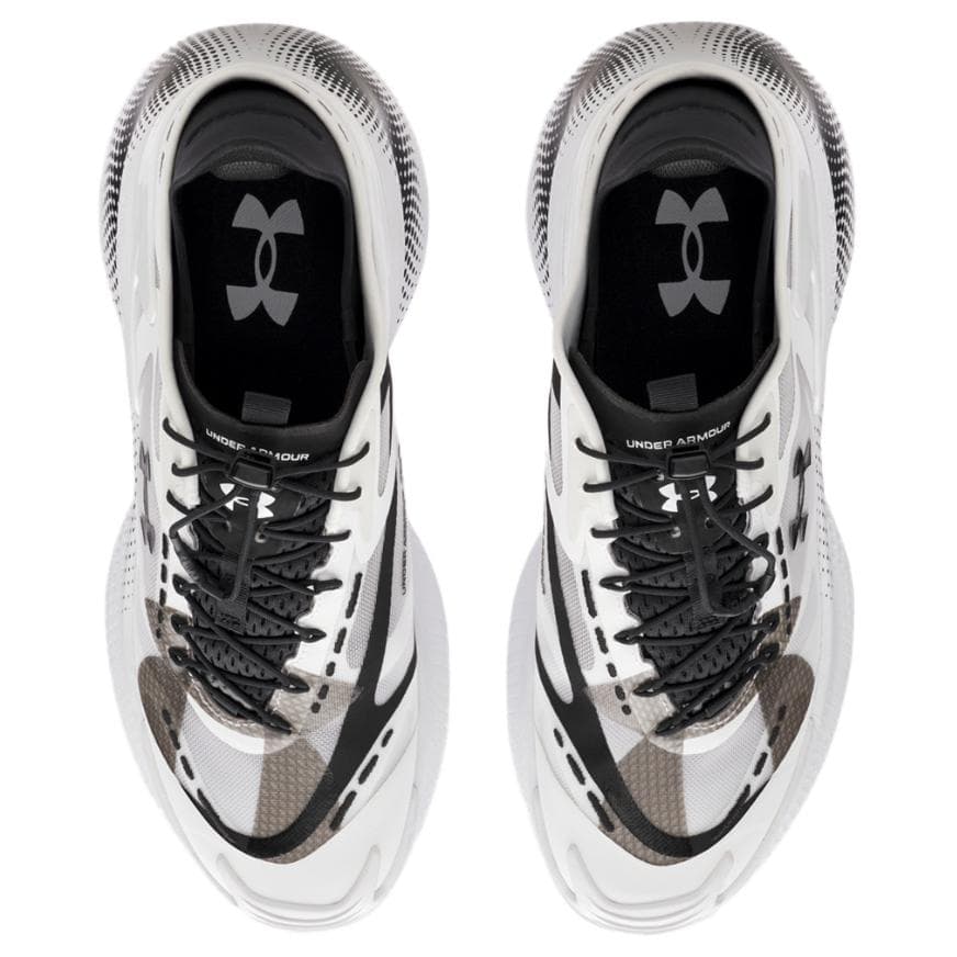 Кроссовки Under Armour Echo Low Повседневная обувь унисекс Белый Черный Серый - изображение 4