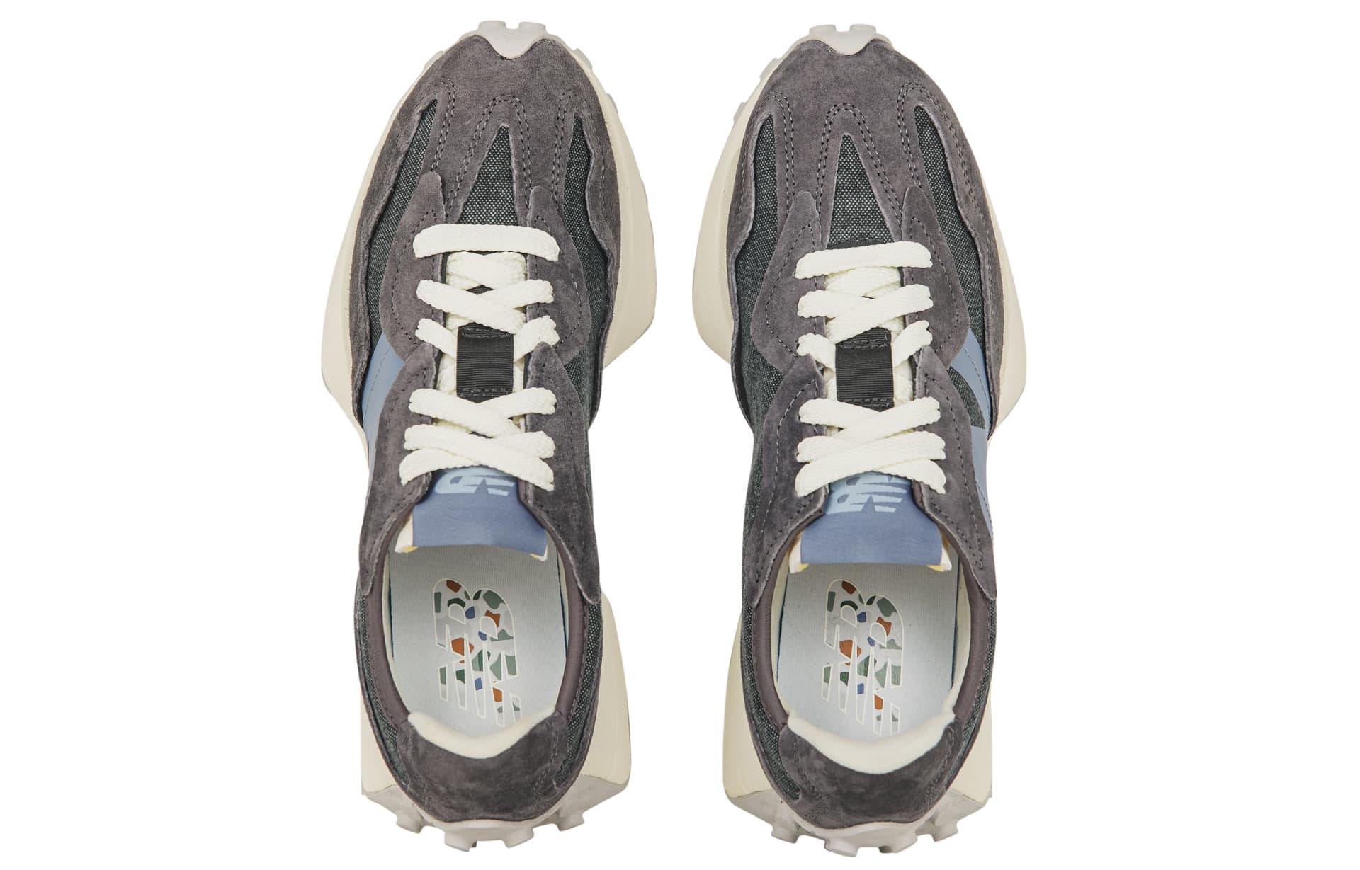 Кроссовки New Balance 327 Light Grey Blue - изображение 4