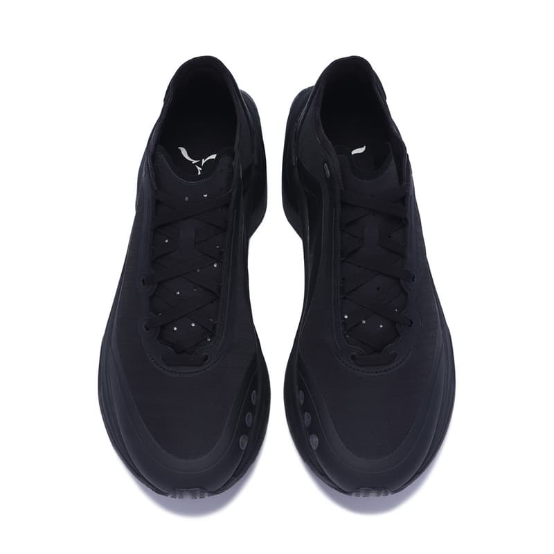 Кроссовки LI-NING 1990 Classic Shadow Легкий износостойкий амортизирующий лоу-топ повседневные кроссовки мужские черные - изображение 3