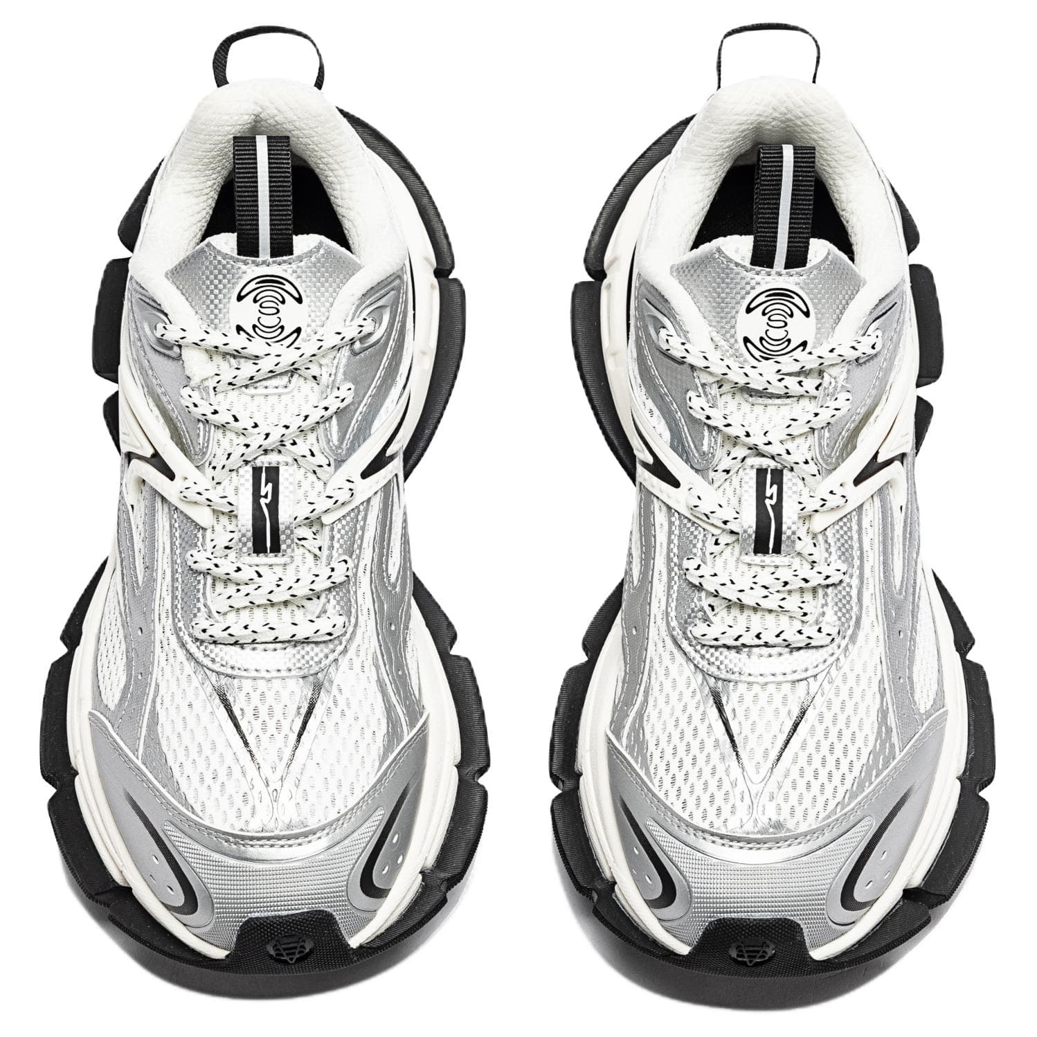 Кроссовки ANTA SNEAKERVERSE Дышащий Low Топ Повседневная обувь Мужской Белый серебристый - изображение 5