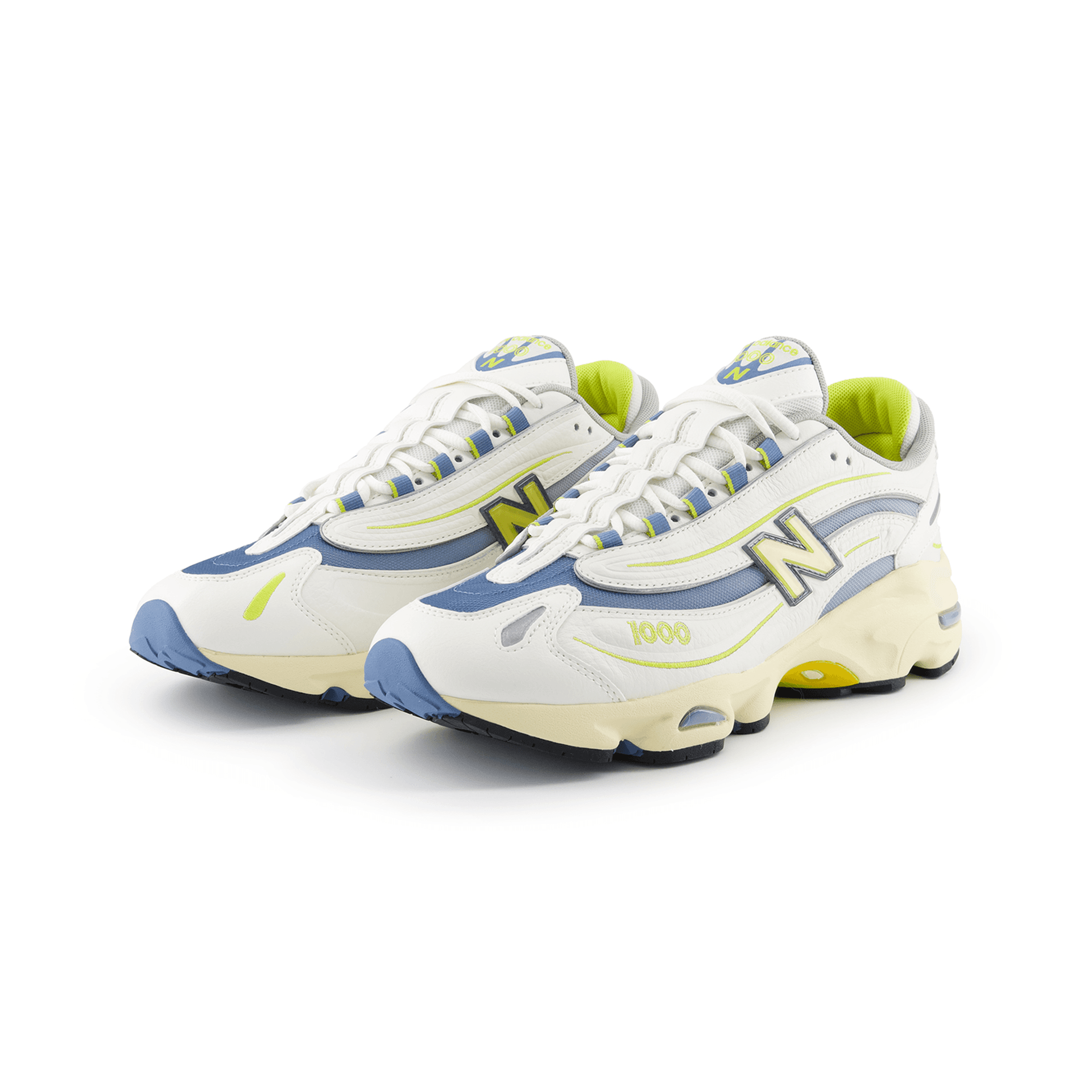 Кроссовки New Balance NB 1000 White Blue - изображение 3