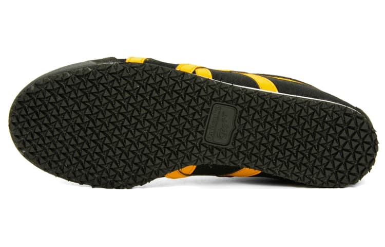 Кроссовки Onitsuka Tiger Mexico 66 Slip-On Black Yellow - изображение 6