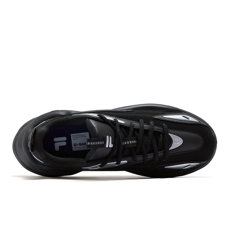 Кроссовки FILA FUSION BUZZARD Meteorite Shoes Текстиль Синтетическая кожа Низкий верх Повседневная обувь Мужская Черный - изображение 4