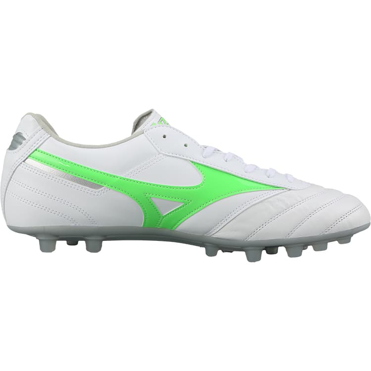 Кроссовки для футбола Mizuno MORELIA 2 Футбольные бутсы Унисекс Серый Белый - изображение 2