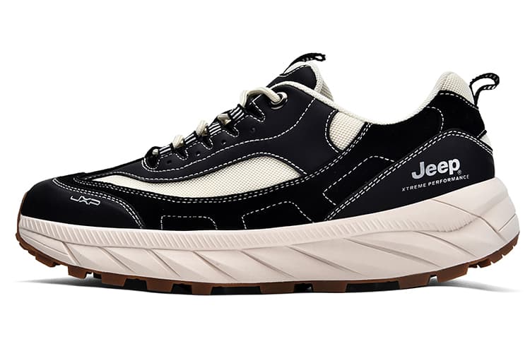 Кроссовки Jeep Low Top Уличная обувь Мужская Черно-белая - изображение 1