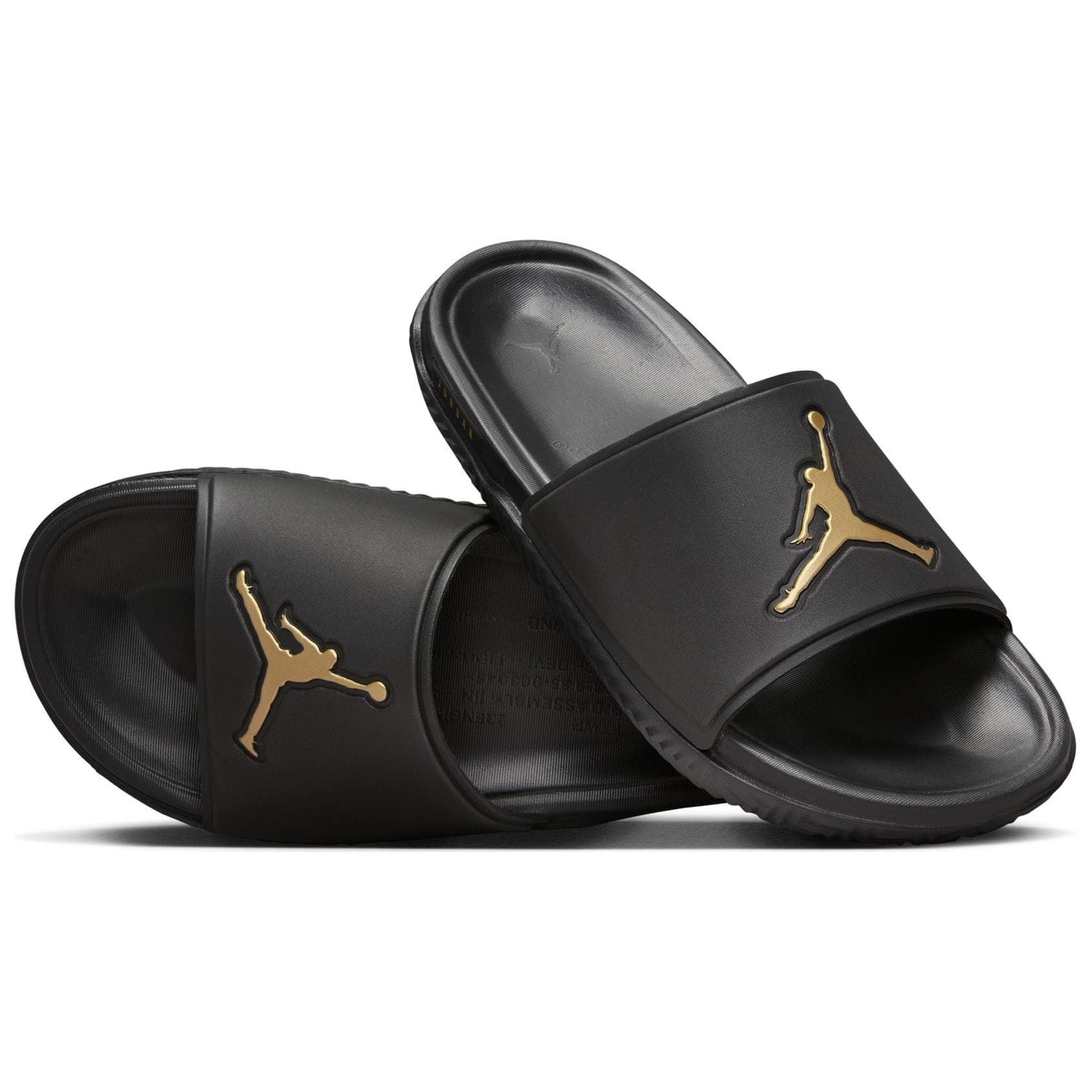Сандалии Jordan Jumpman Black Gold Slides - изображение 3
