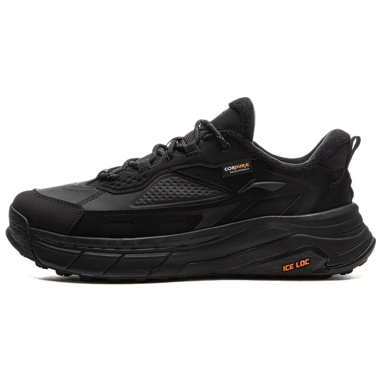 Кроссовки Li-Ning LINING Cloud 2LOW Флисовая подкладка Светоотражающий Мягкий Покрытие на платформе Увеличение роста Удобный Амортизация Противоскользящий Износостойкий Термозащитный Oтскок Лоу-топы Повседневный Унисекс Черный - изображение 1
