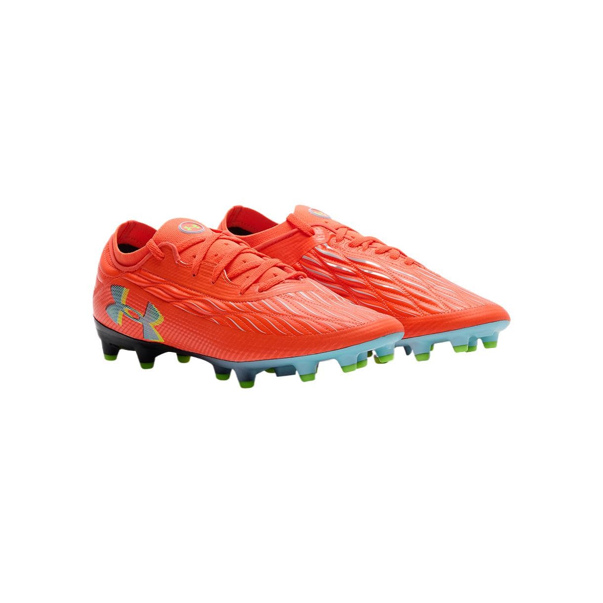Кроссовки для футбола Under Armour MAGNETICO PRO 4 Устойчивые к истиранию Футбольные бутсы Мужские Красные - изображение 2
