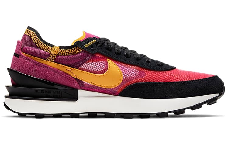 Кроссовки Nike Waffle One Black Purple Gold - изображение 2