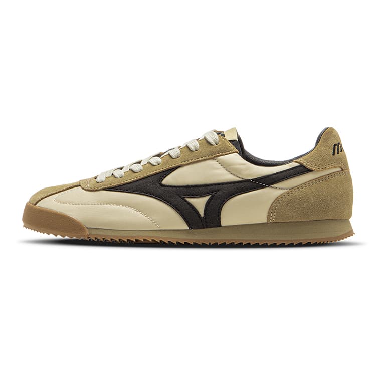 Кроссовки Mizuno LG 60S Противоскользящая и Дышащая Низкая Повседневная Обувь Унисекс Абрикос Черный - изображение 1
