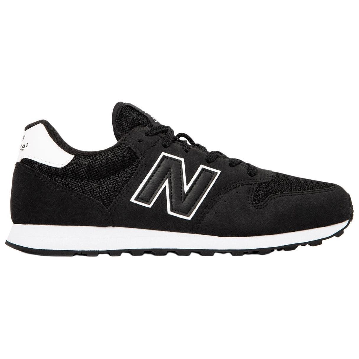 Кроссовки New Balance NB 500 Low Top Повседневная Обувь Мужская Черная - изображение 3