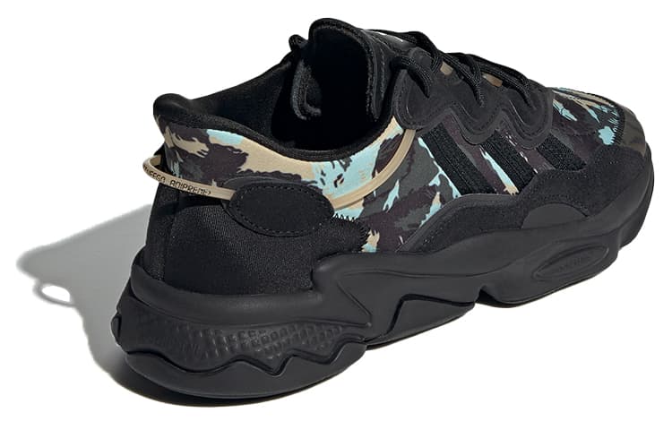 Кроссовки adidas Ozweego Black Yellow Blue - изображение 4