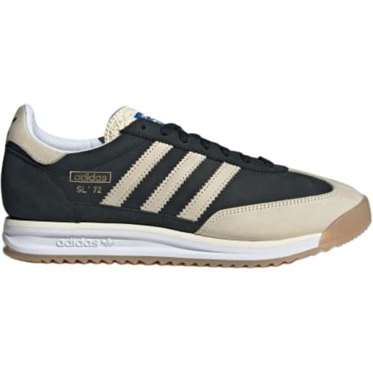 Кроссовки Adidas Originals SL 72 RS Кожа Low Топ Повседневная обувь Унисекс Черный - изображение 2