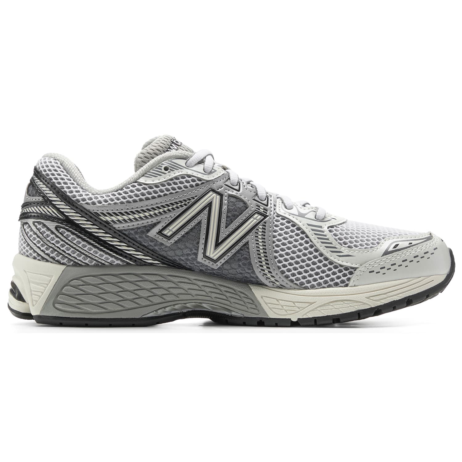 Кроссовки для бега New Balance 860 v2 White Grey — фото 2