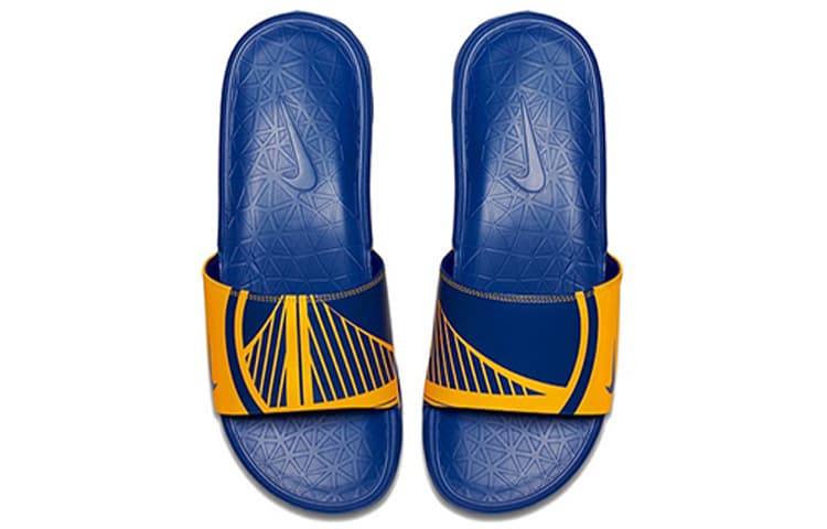 Сандалии Nike Benassi Solarsoft NBA Yellow - изображение 5