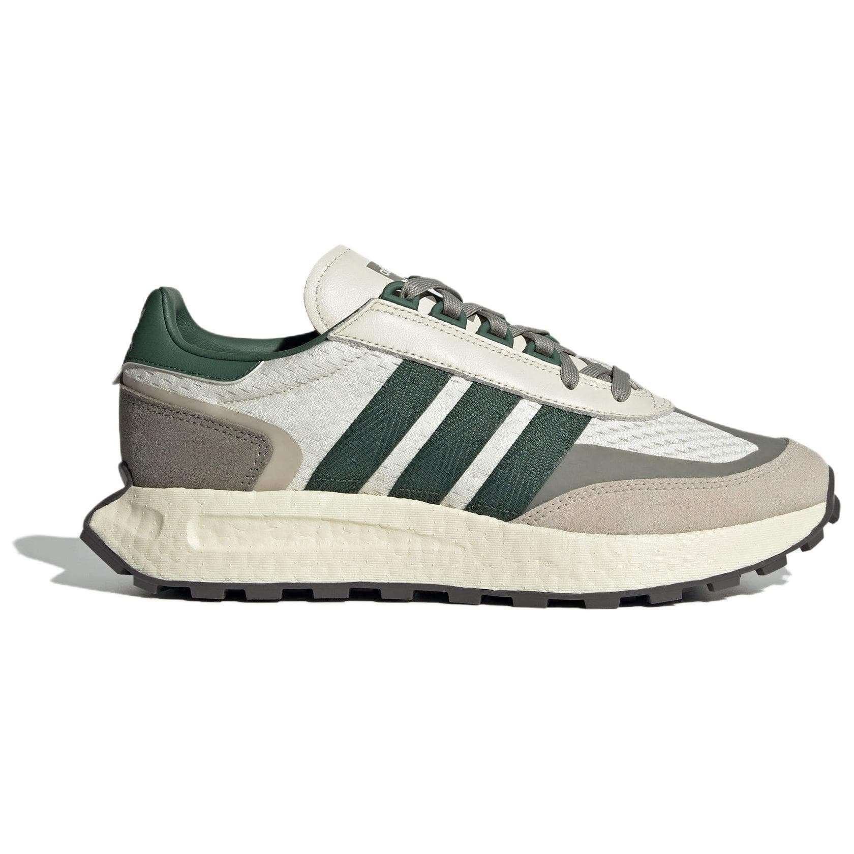 Кроссовки Adidas Originals Retropy E5 Ткань Низкий Верх Повседневная Обувь Унисекс Белый Коричневый Зеленый - изображение 2