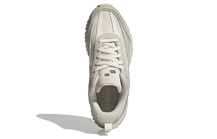 Кроссовки Adidas Neo Fantasy Flow Ткань Спортивная Обувь с Низким Верхом Противоскользящая Повседневная Женская Белая - изображение 5