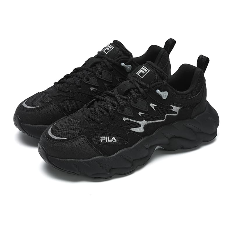 Кроссовки FILA FERN 2,0 Высота Увеличивающие Низкие Кроссовки Мужские Черные - изображение 3