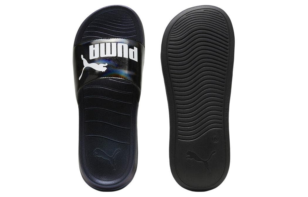 Сандалии PUMA Popcat 20 Шлепанцы Унисекс Черные - изображение 4