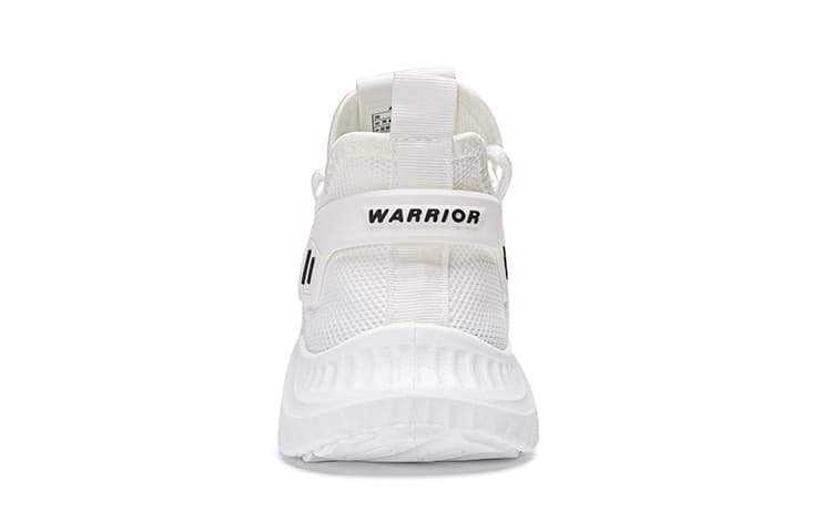Кроссовки Warrior Ткань противоскользящая дышащая легкая низкий верх повседневная обувь женская белая - изображение 4